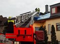 Dachstuhlbrand Koeln Bocklemuend Untere Dorfstr P180